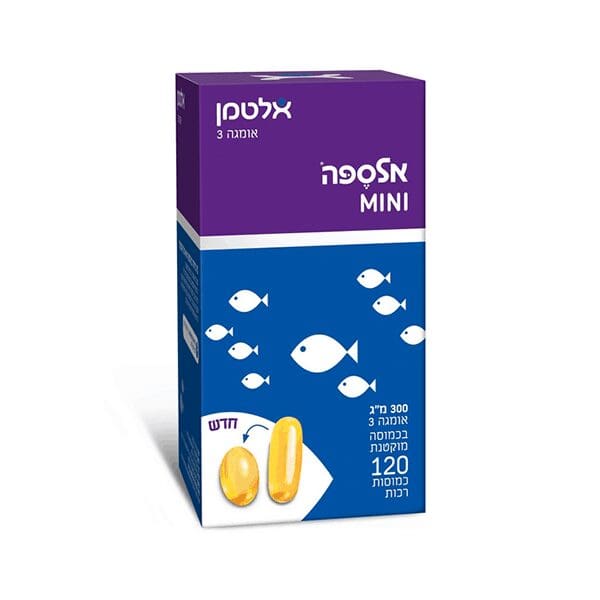 אלספה מיני MINI אלטמן – 300 מ”ג – 120 כמוסות – אלטמן