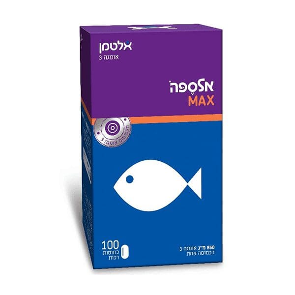 אלספה מקס – 850 מ”ג – 100 כמוסות – אלטמן