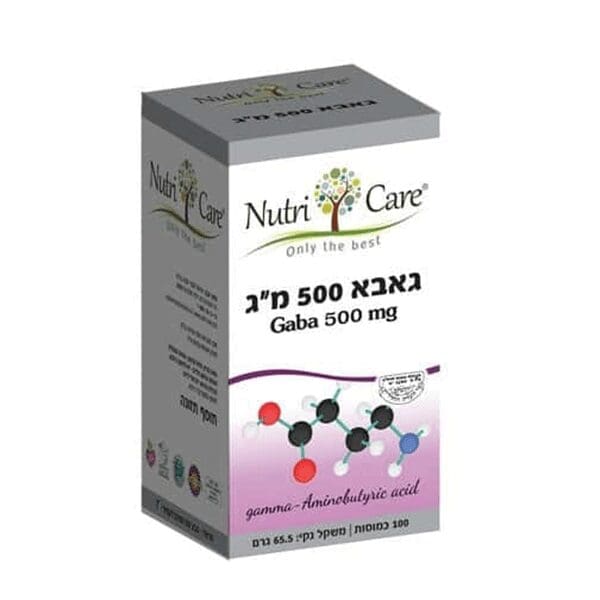 גאבא - 500 מג (100 כמוסות) - נוטריקר