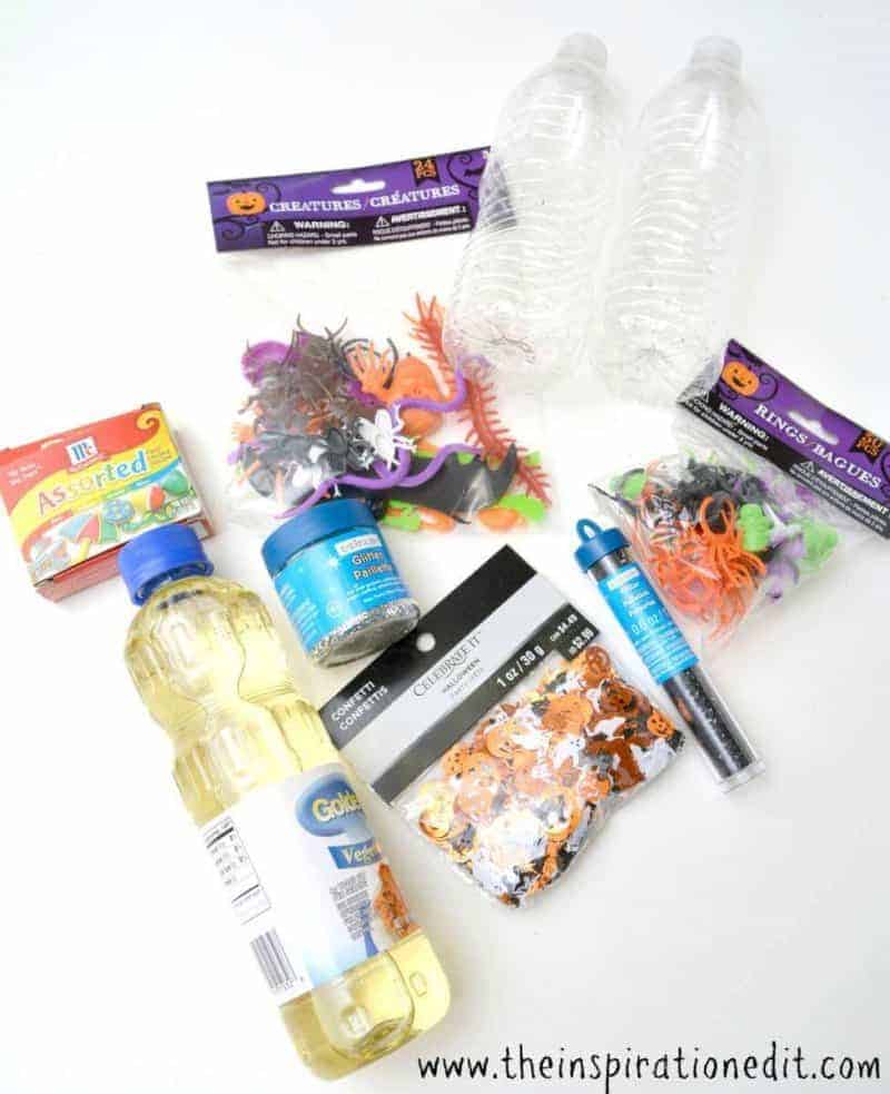 halloween sensory bottle idea