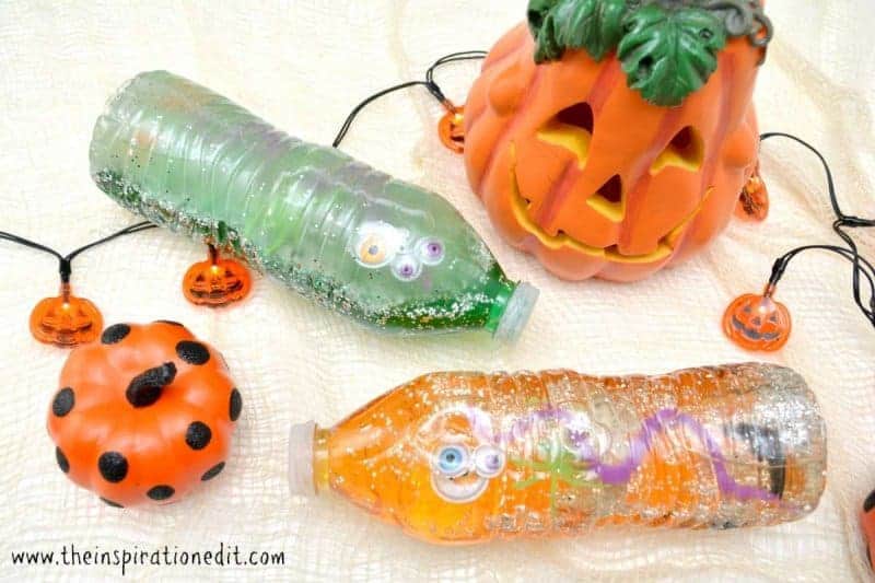 halloween sensory bottle idea
