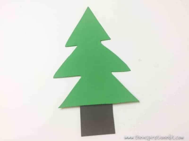 Christmas Tree Button Craft.