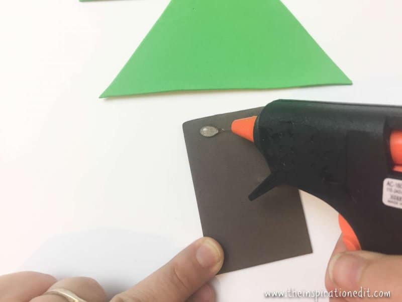 Christmas Tree Button Craft.