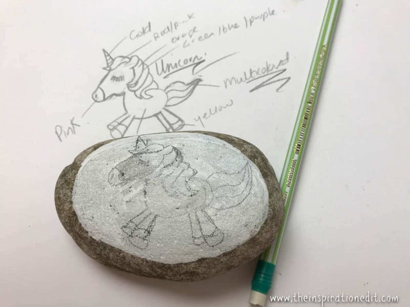 How to Draw a Unicorn on a Rock.