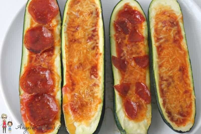 Zucchini Pizza Boats.