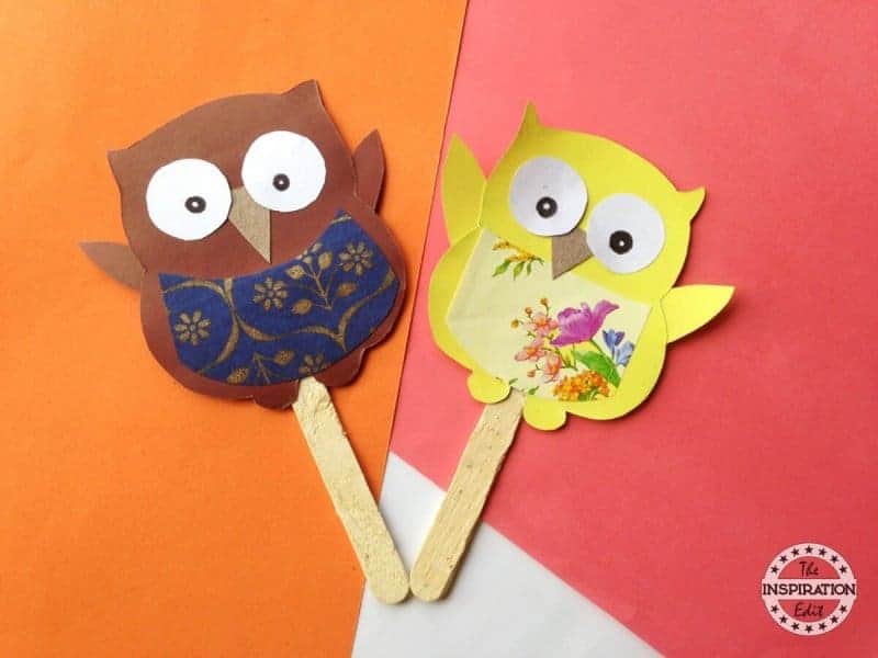 Owl Popsicle Stick Craft.