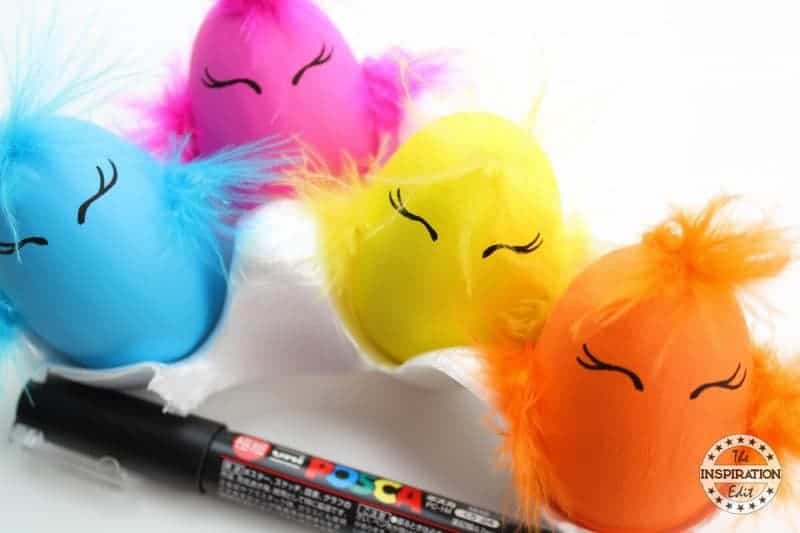 Easter Chicken Egg Decorating.