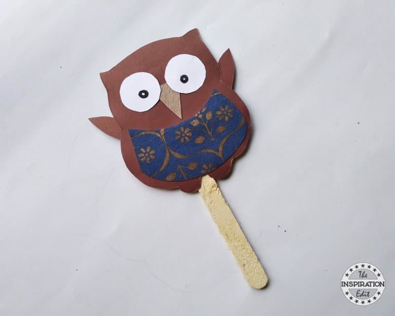 Owl Popsicle Stick Craft.