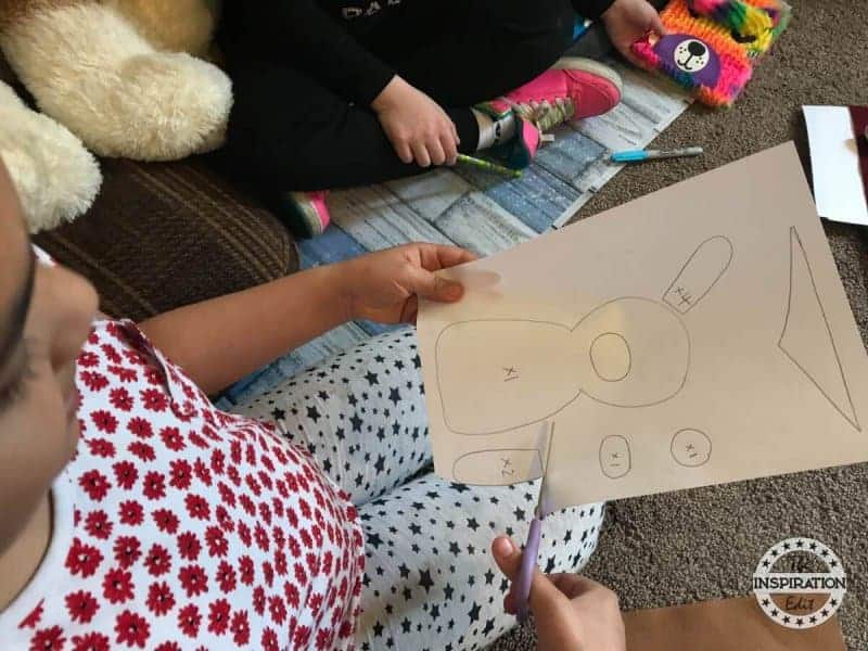 easy sew plush dog for kids