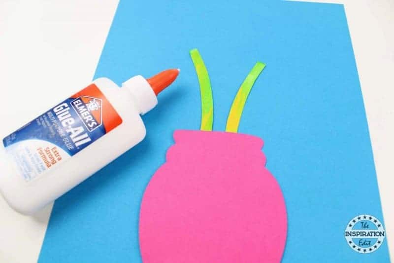 Painted Flower Craft.