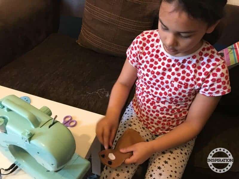 easy sew plush dog for kids