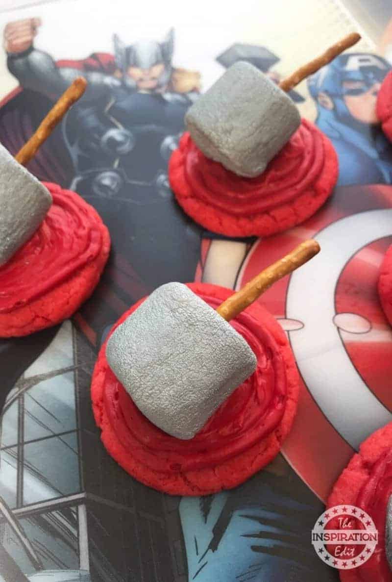 Thor Cookies For Superhero Parties.