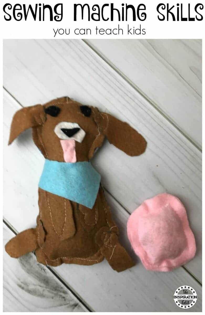 easy sew plush dog for kids