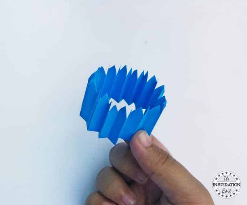 4th July Paper Flower Craft.