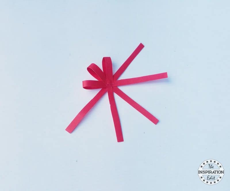 Making a Flower for 4th July.
