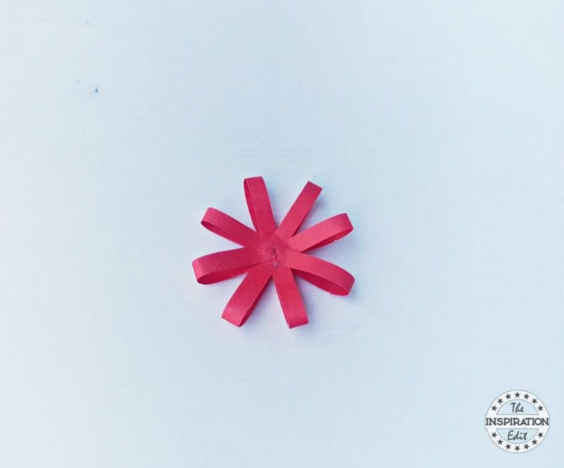 4th July Paper Flower Craft.