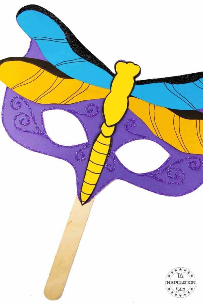 Violet Dragonfly Mask.