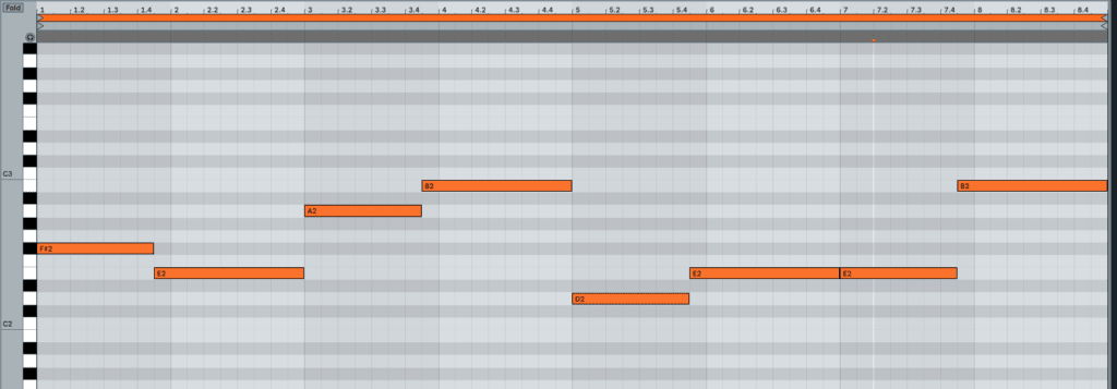 Bassline Midi Notes After 4Bar Loop Differentiation 1024x357