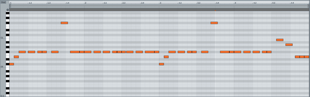 Create Movement In Your Bassline Midi With Syncopation Example 2 1024x322