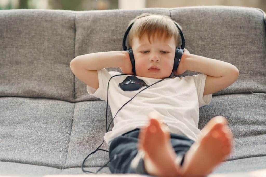 Small Kid Listening To Music 1024x683