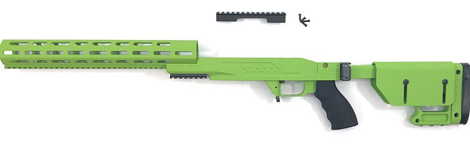 BR15 Stock-REM700-Long Action-Side Folder-Right Hand, Zombie green