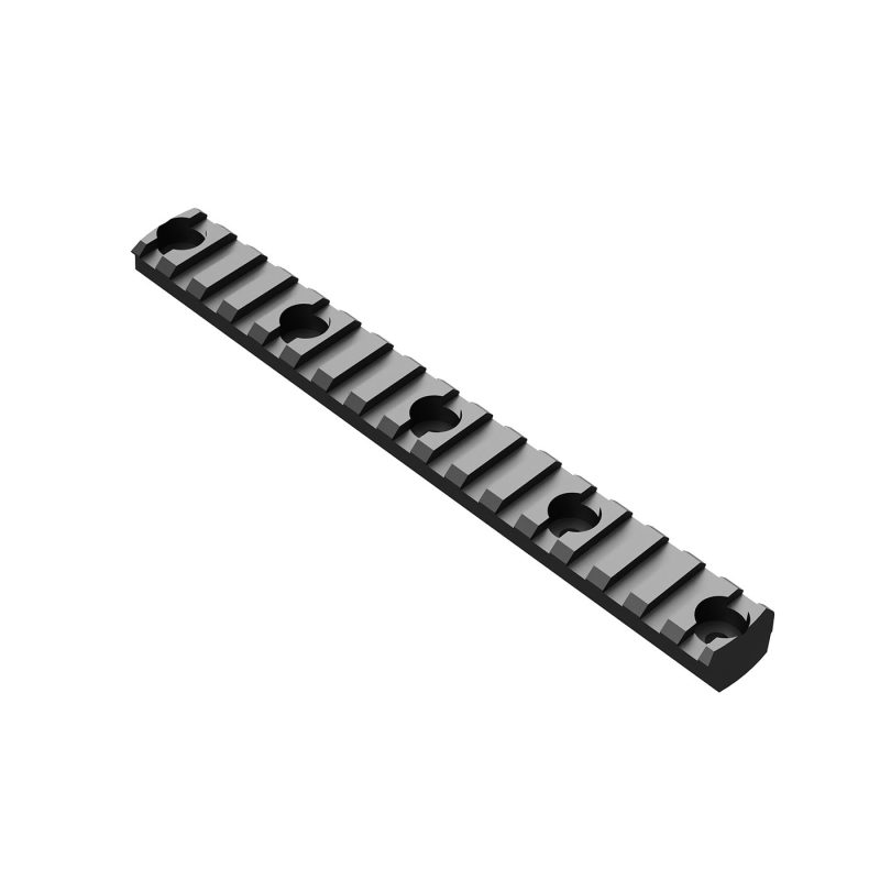 BipodeXt Picatinny rail 17 slots 7 inches perspective