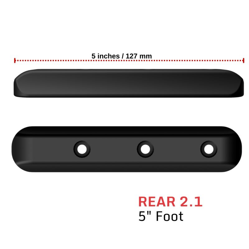Rear 2.1 - 5" Foot