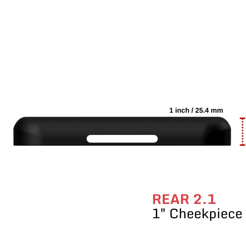 Rear 2.1 - 1" Cheekpiece