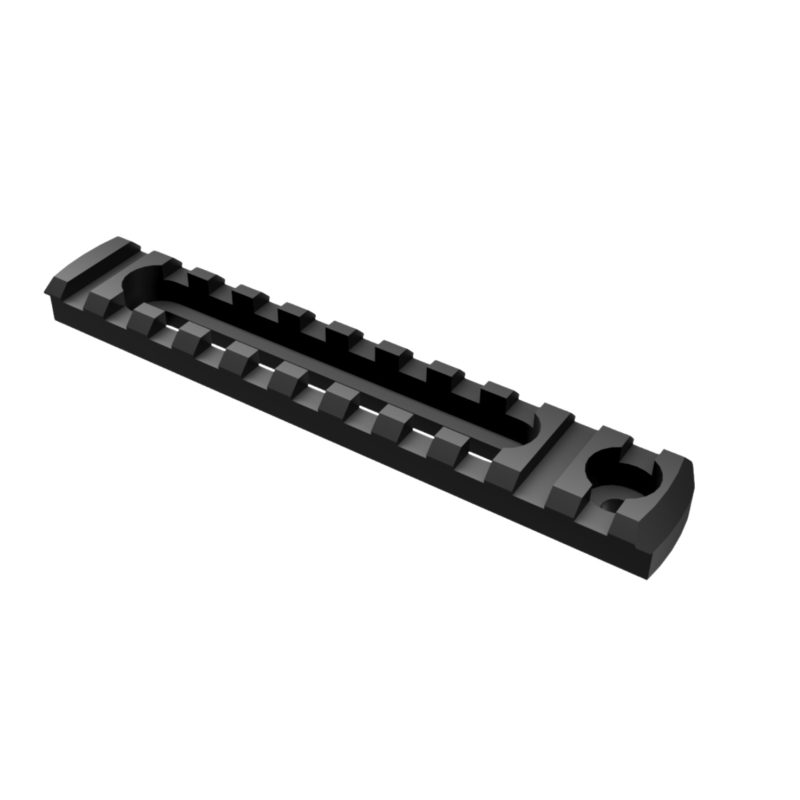 BipodeXt Picatinny Rail 11 Slots Elongated Holes