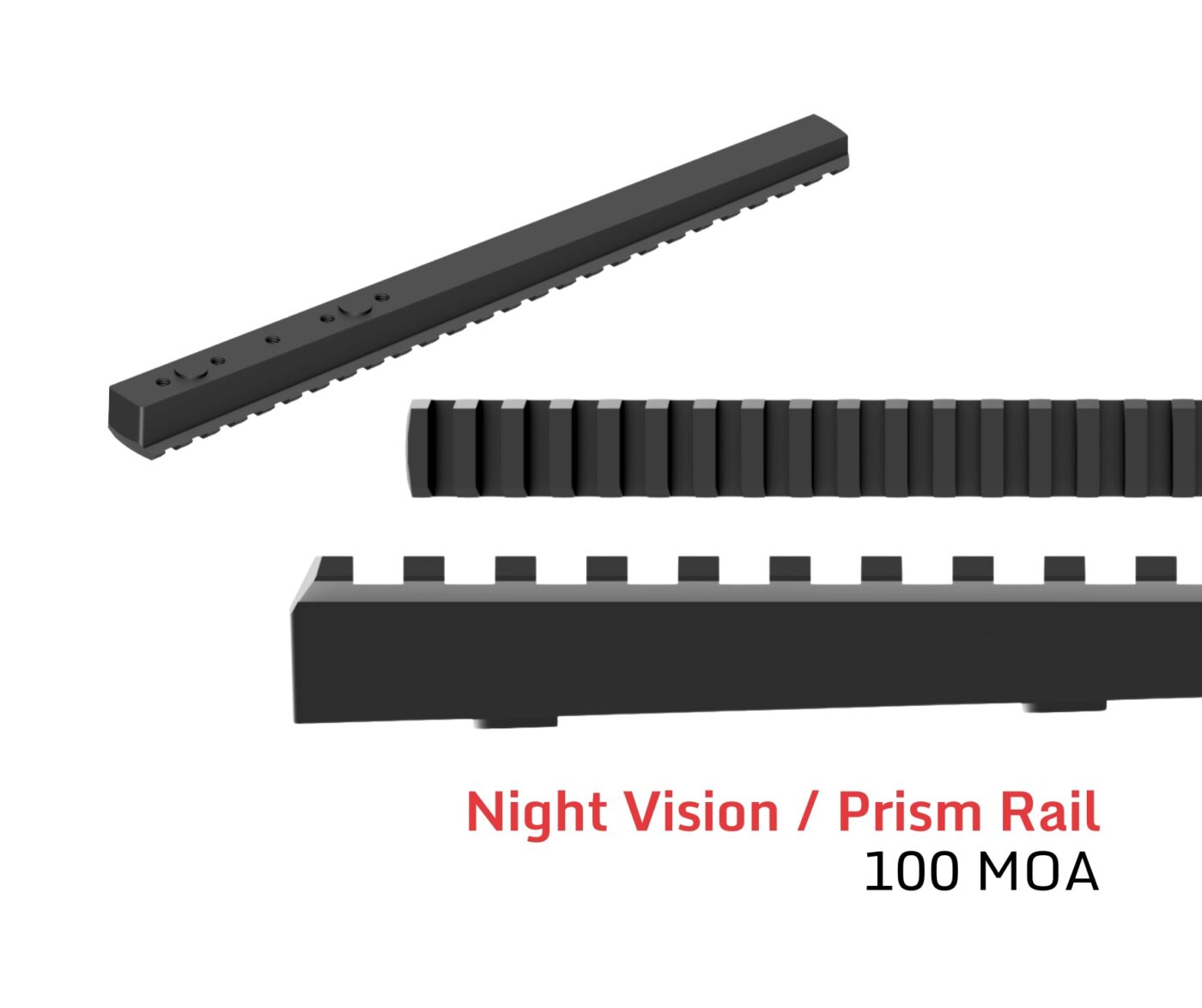 Rail 100MOA for Prism & Night Vision Mount - Accuracy Solutions
