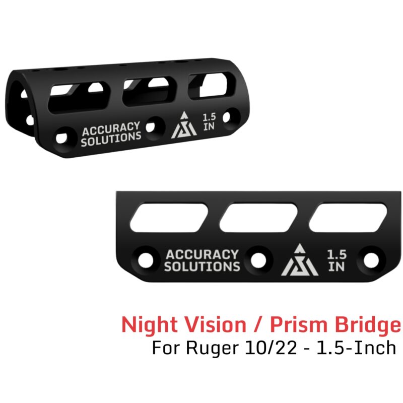 Night Vision Mount – 1.5" Wide Bridge For Ruger 10/22