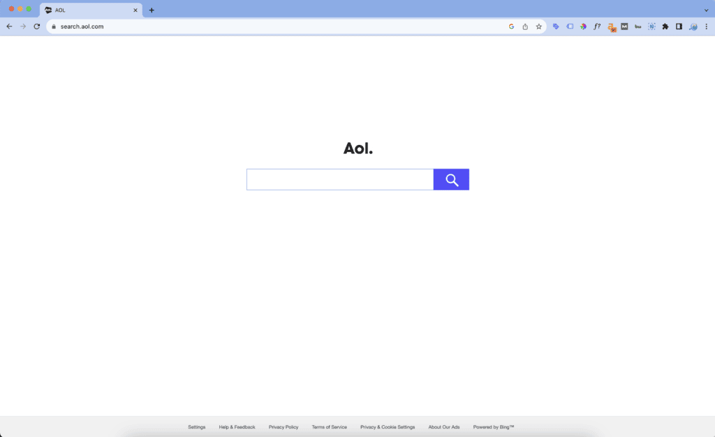Suchmaschine AOL Search