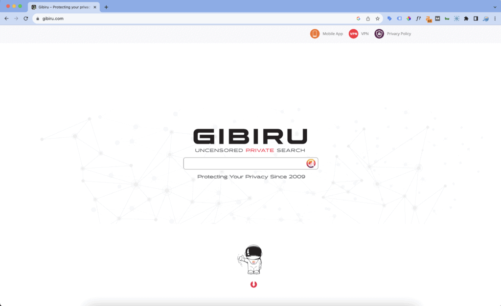 Suchmaschine Gibiru