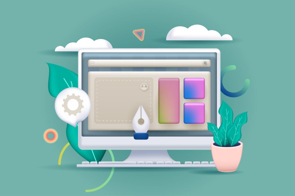 UX-Webdesign - 3D Web Development with Visual Hierarchy