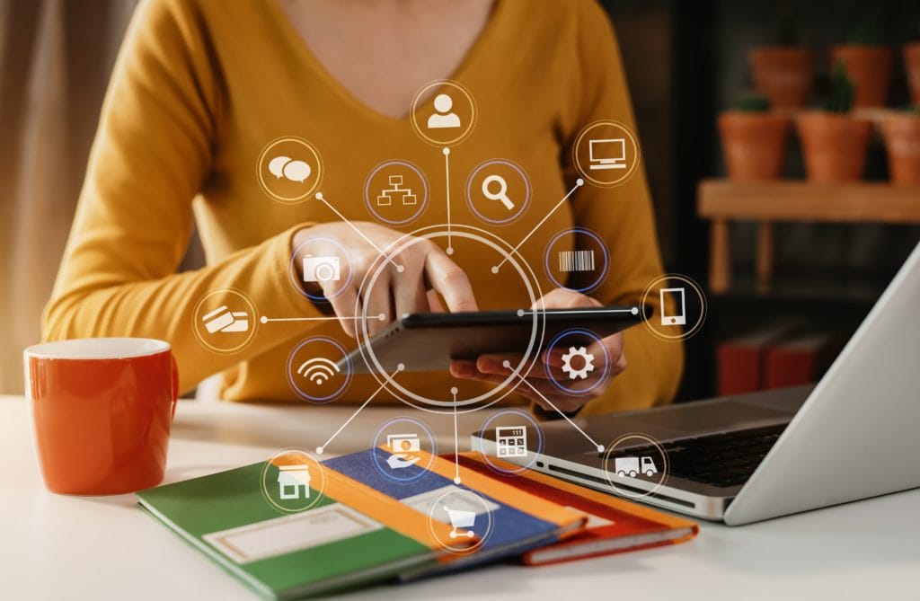 Social Media Marketing für Unternehmen und virtuelle Icons