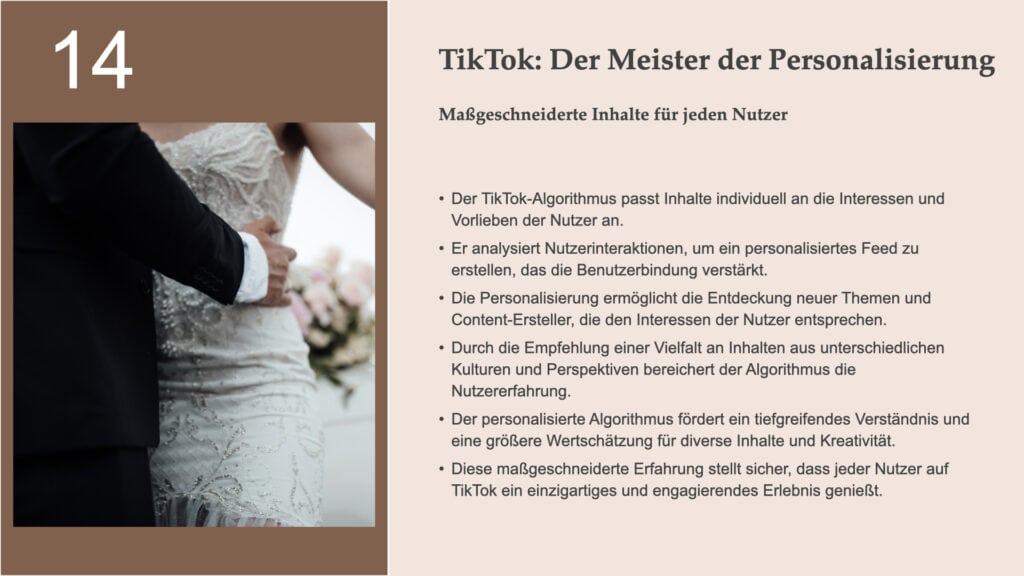14 TikTok Der Meister der Personalisierung