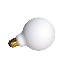 Alternative view of Żarówka dekoracyjna Globe 80 (G80) Porcelain LED 8W