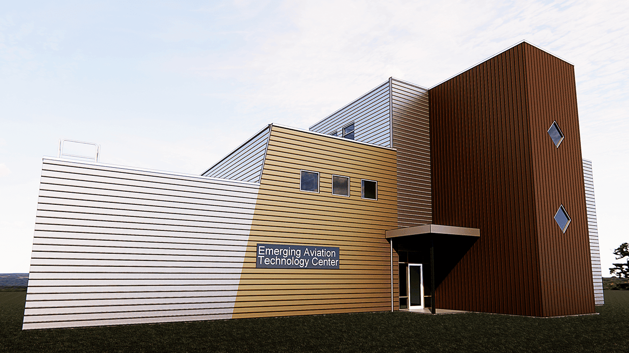 Emerging Aviation Technology Center rendering