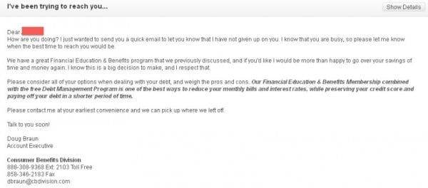 Cbd email