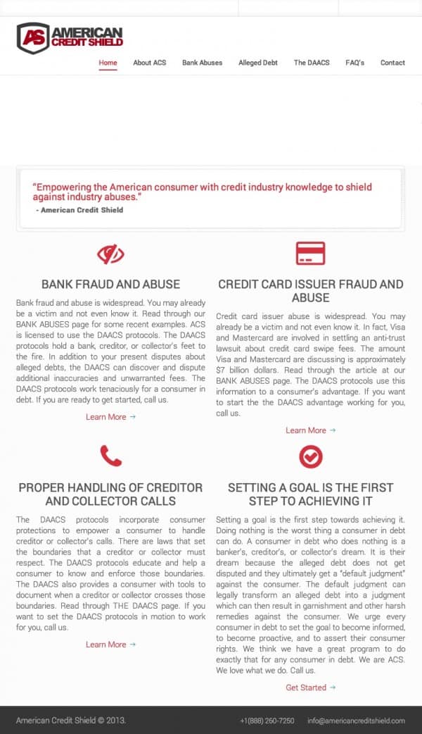 Americancreditshield. Com