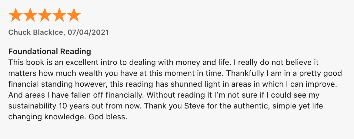 The path to happiness and wealth