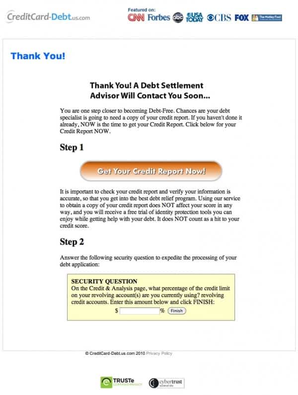Creditcard-debt. Us. Com thank you