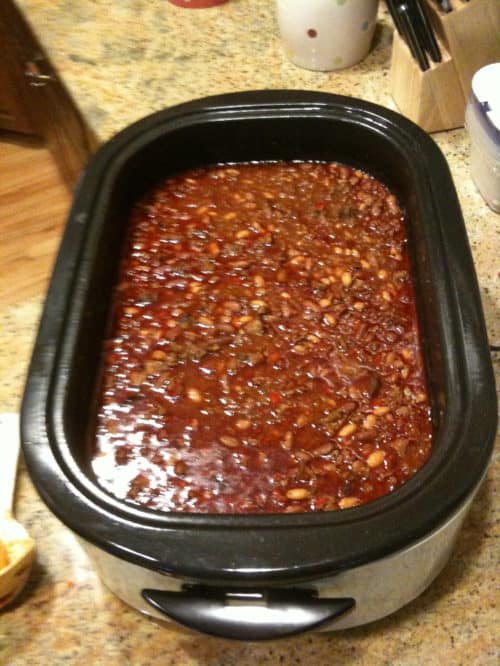 A big batch of tasty chili