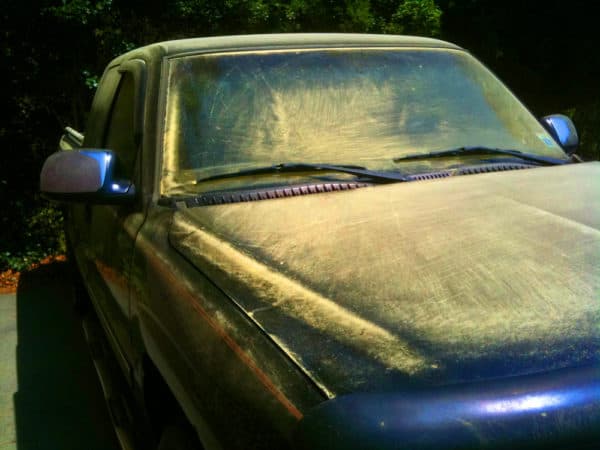 North Carolina Pollen on Truck