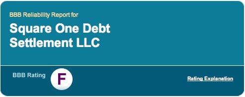Square one debt settlement bbb rating Square one debt settlement bbb rating