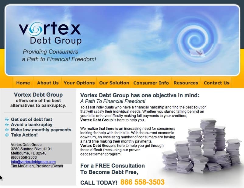 Vortex debt group