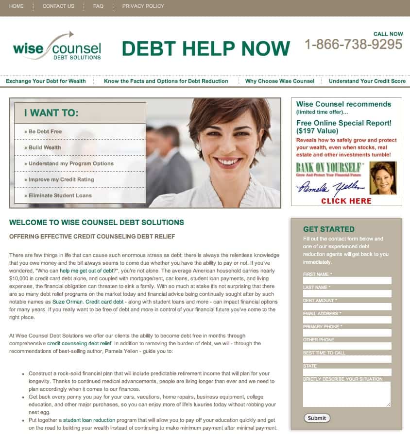 Wise counsel debt solutions