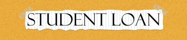 Student loan corkboard concept
