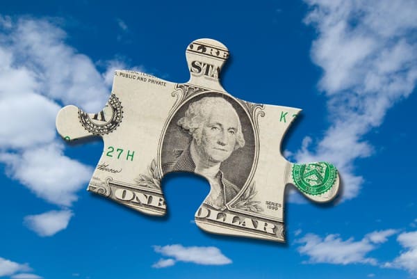 Money puzzle piece