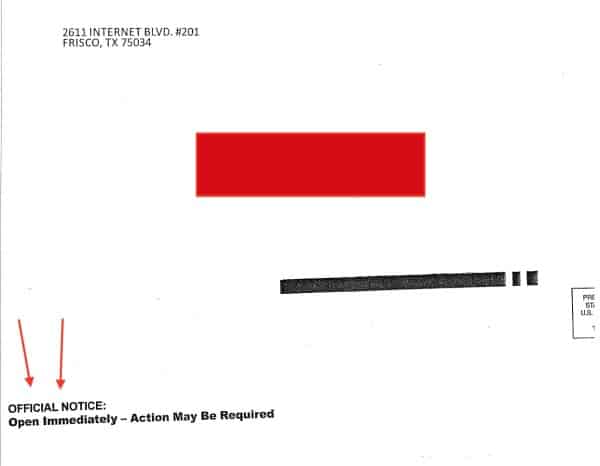 Uds mailer outside